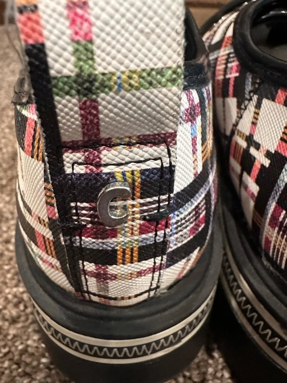 Circus by Sam Edelman Larow Plaid Platform Oxfords | NWOB 8.5
